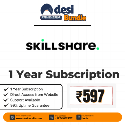 Skillshare Group Buy 1-Year Subscription – Low Price